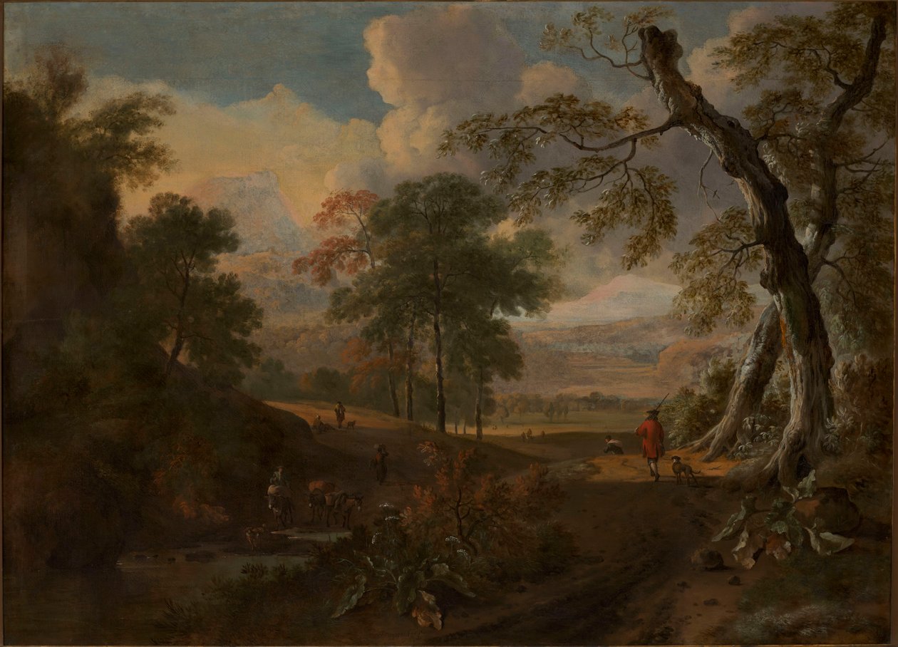 Paisagem com estrada de Jan Wijnants