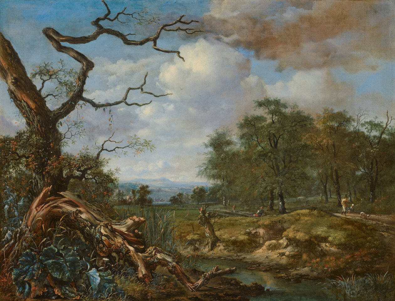 Paisagem à beira do bosque de Jan Wijnants