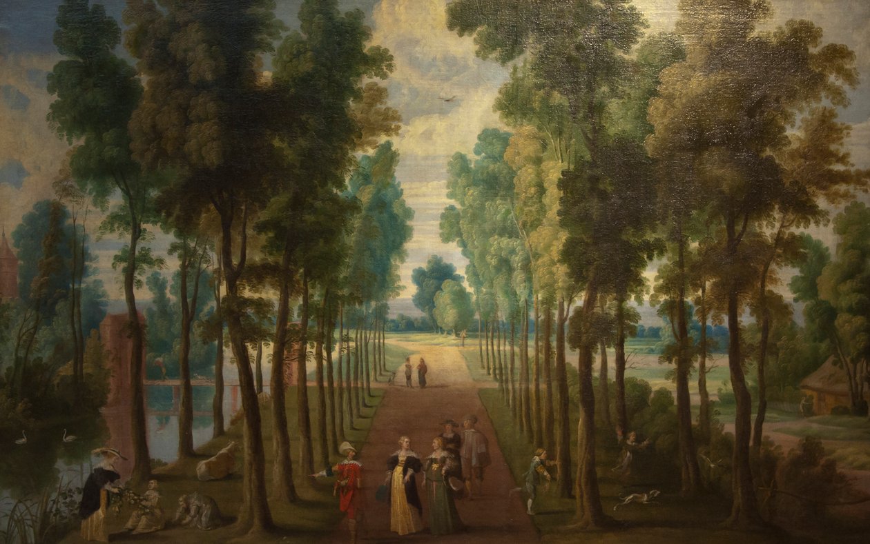 Jan Wildens (1586-1653) - Estrada na margem do riacho - Sevilha Bellas Artes 22-03-2011 12-05-54 de Jan Wildens