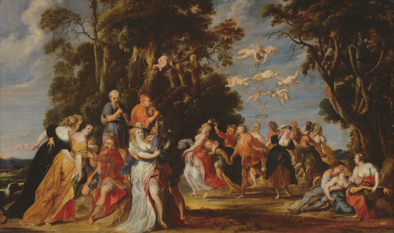 Dança camponesa de Jan Wildens