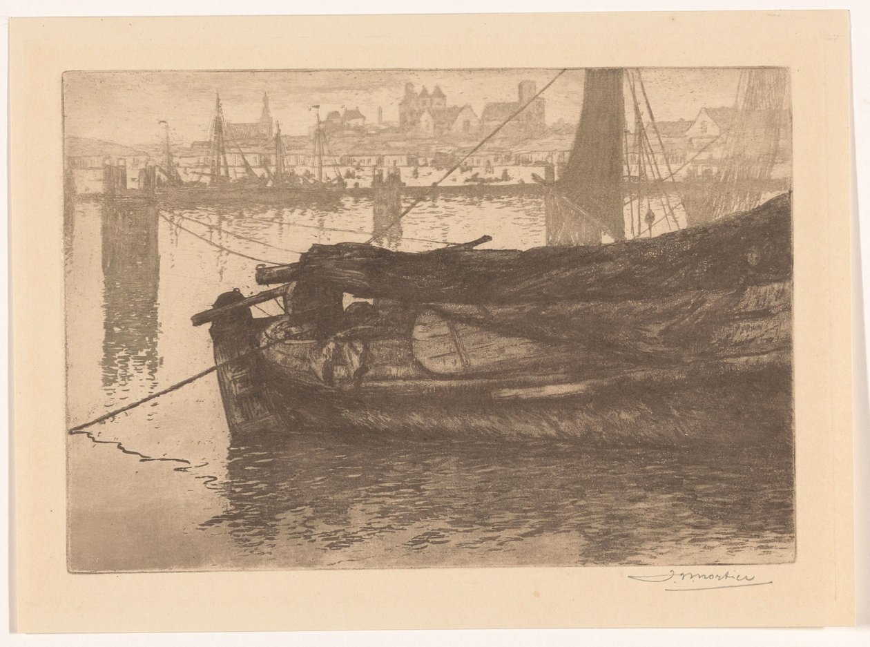 Porto de Scheveningen de Jan Willem Nortier (signed by artist)