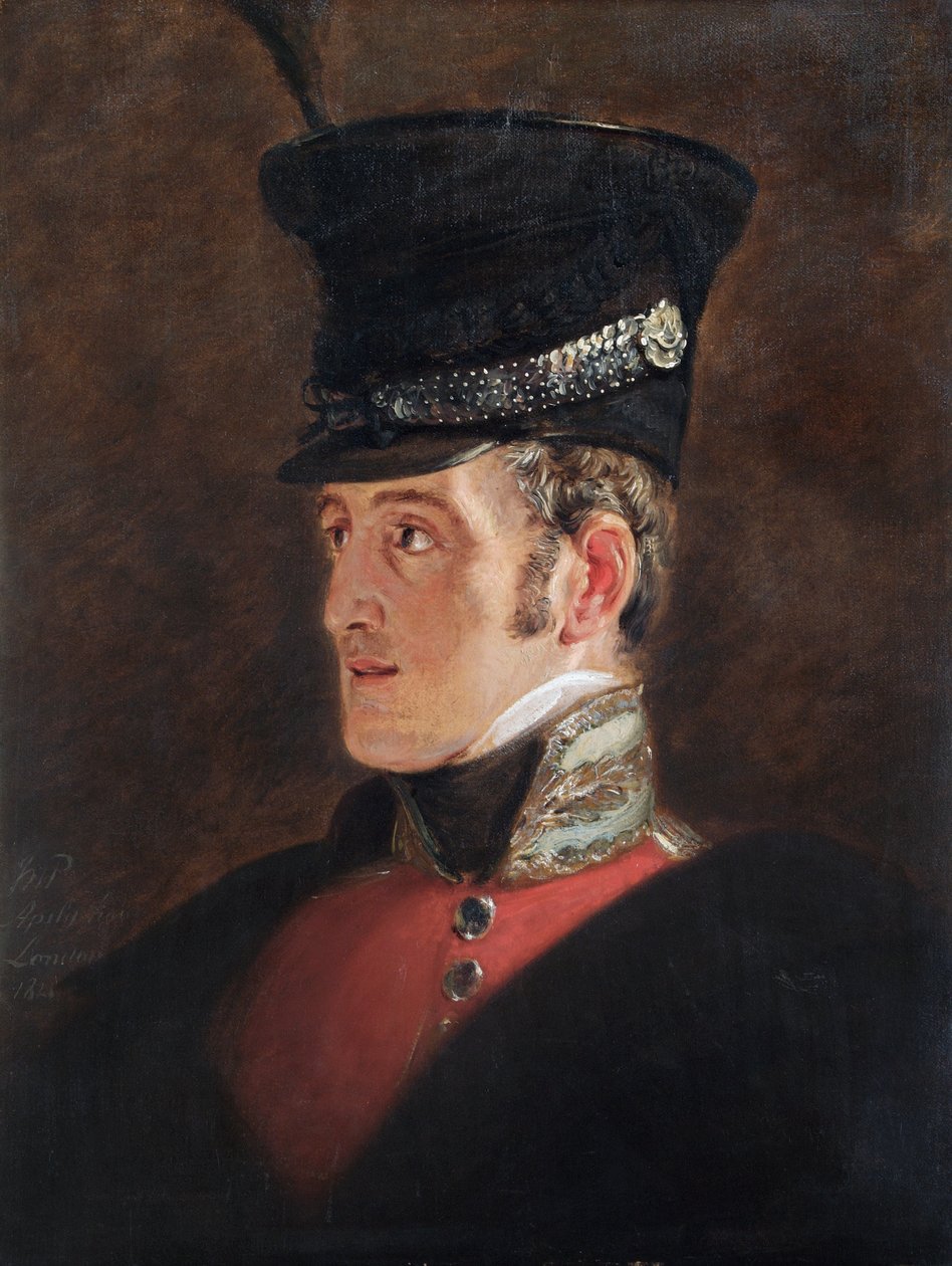 Marechal de Campo Sir John Colborne (1778-1863) 1821 (óleo sobre tela) de Jan Willem Pieneman