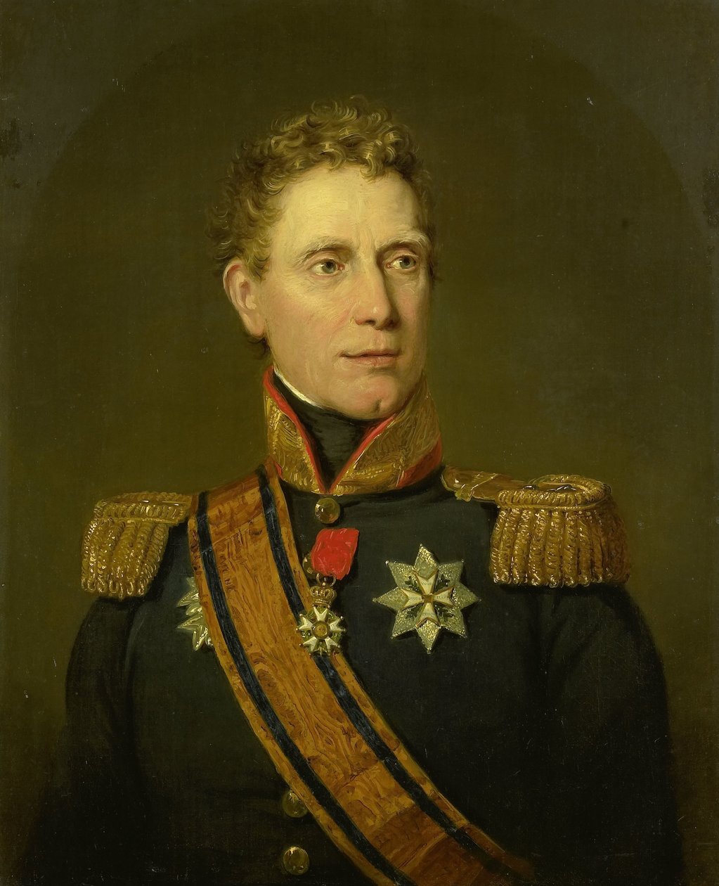 Retrato de Jonkheer Jan Willem Janssens, Governador da Colónia do Cabo e Governador-Geral das Índias Orientais Holandesas de Jan Willem Pieneman