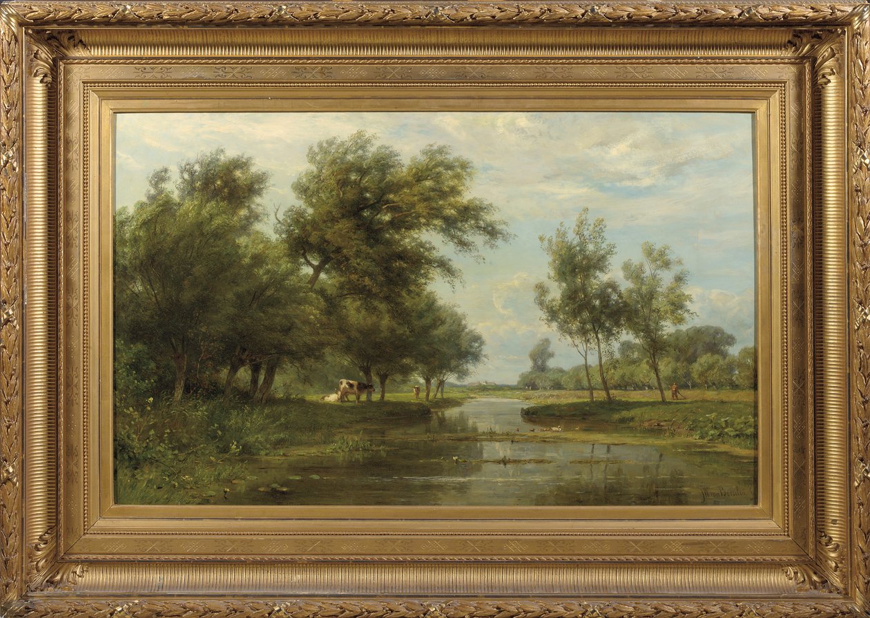 Paisagem em Alblasserdam de Jan Willem van Borselen