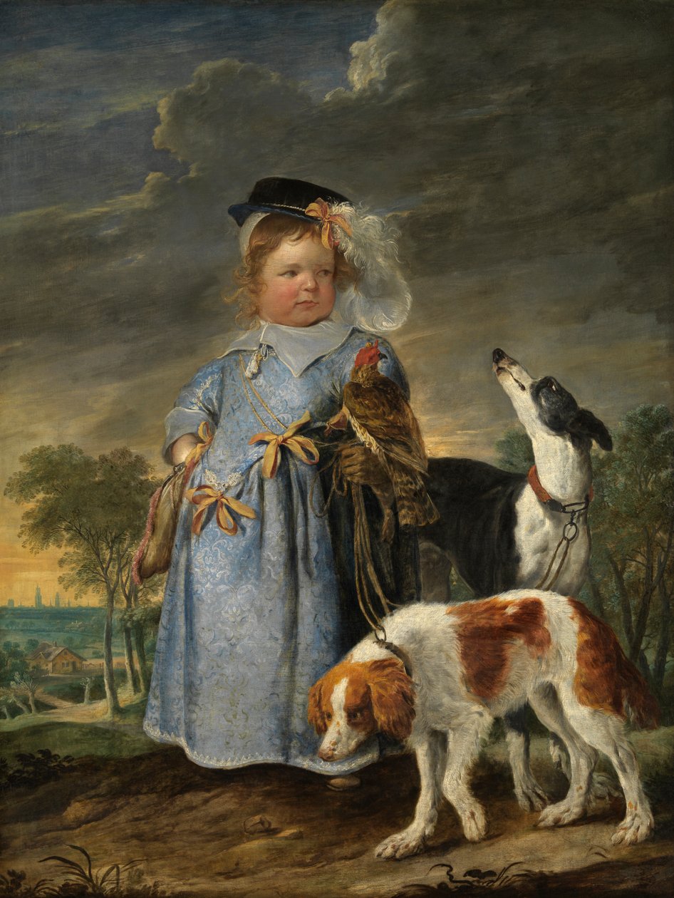 Retrato de um rapaz (óleo sobre painel) de Jan and Quellinus Erasmus (1607 78) Fijt