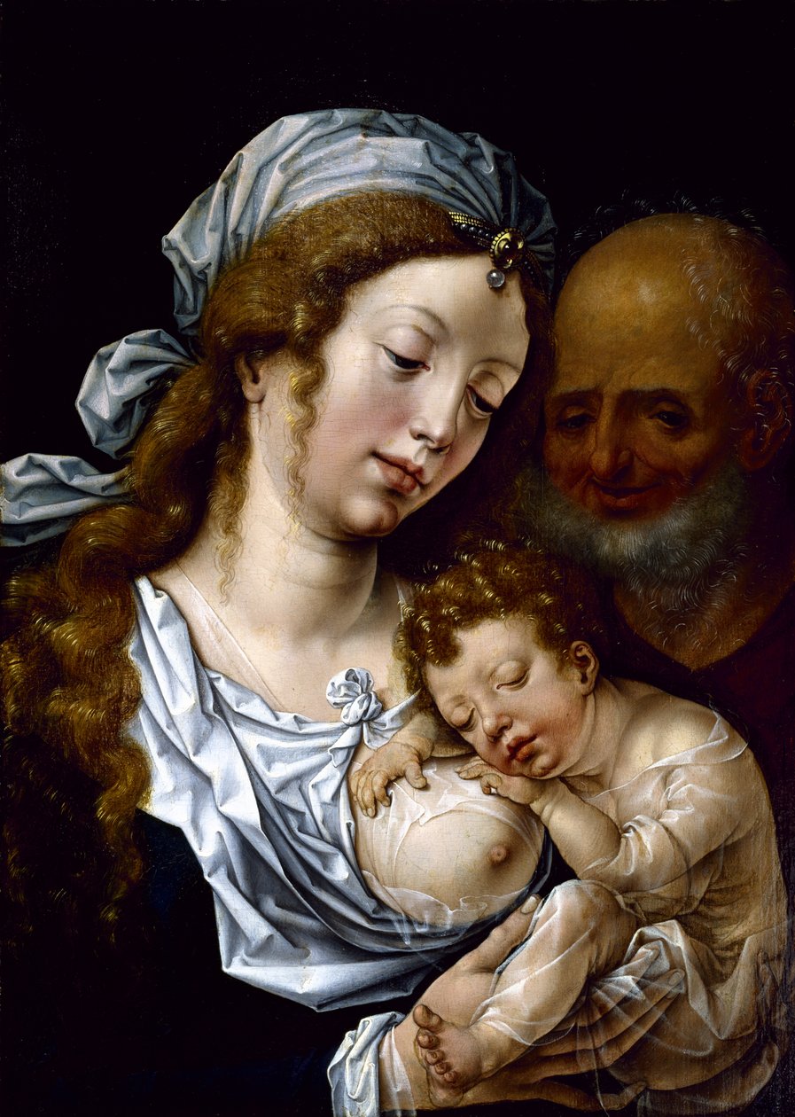 A Sagrada Família, início do século XVI de Jan Gossaert