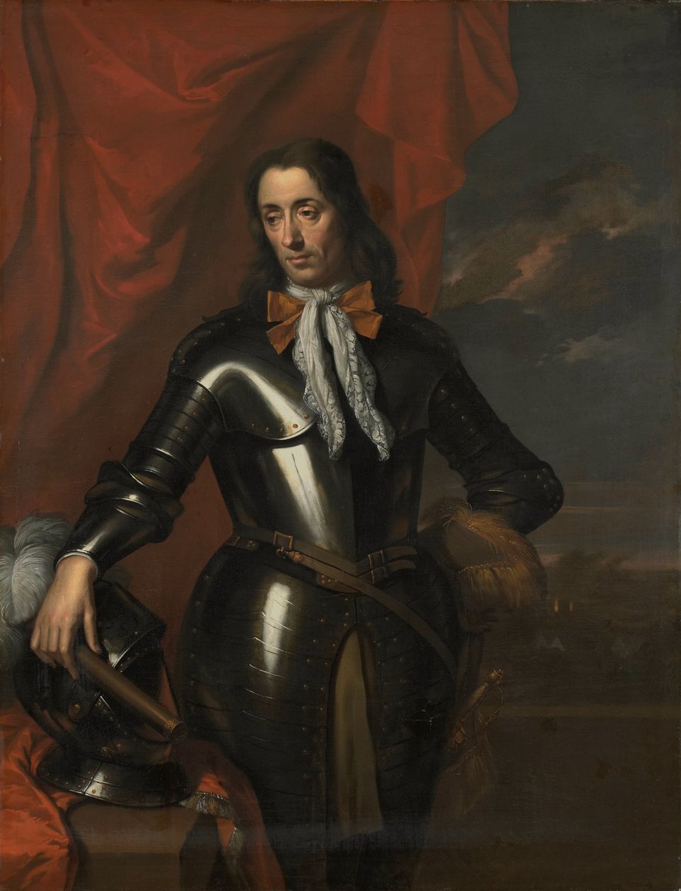 Retrato de Isaac de Ostal de Saint-Martin (ca. 1629-1696), conselho das Índias Orientais Holandesas e comandante da guarnição da Batávia de Jan de Baen