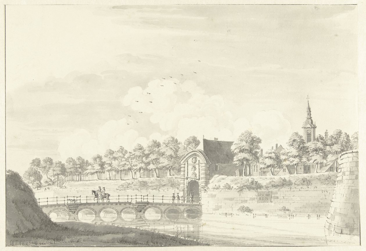 O Portão de São Nicolau em Namur de Jan de Beijer
