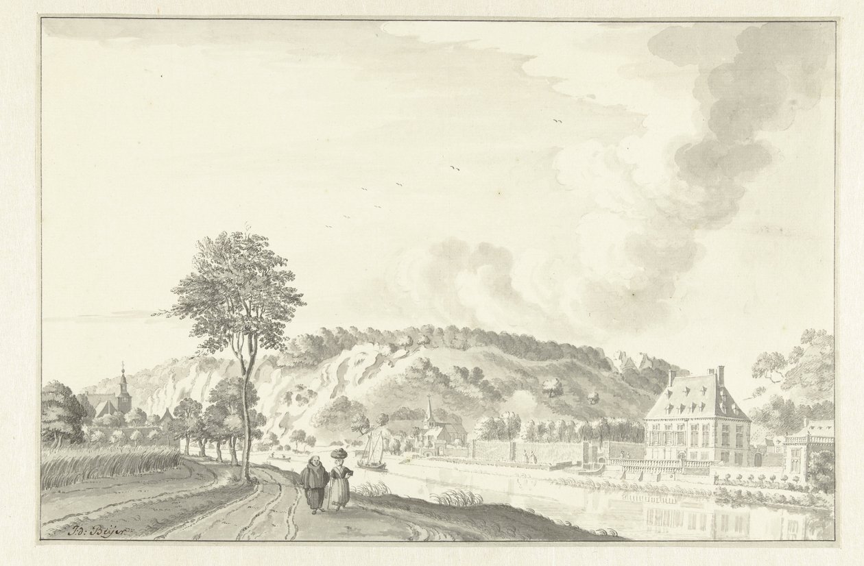 Castelo Daff, ao longo do Meuse, acima de Namur de Jan de Beijer