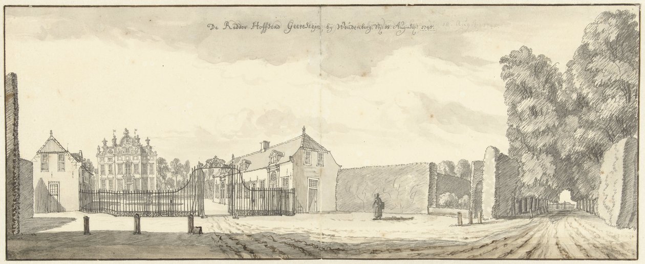 Ridderhofstad Geerestein perto de Woudenberg de Jan de Beijer