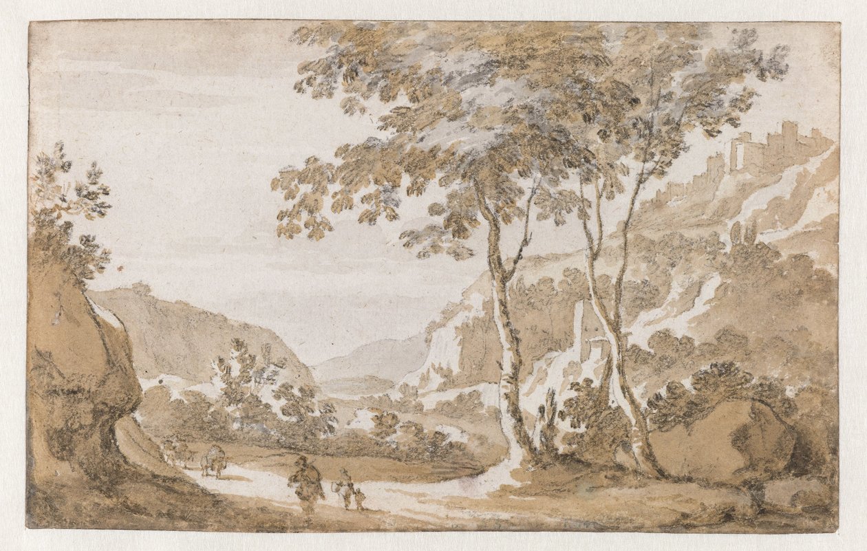 Albano visto do oeste de Jan de Bisschop (attributed to)