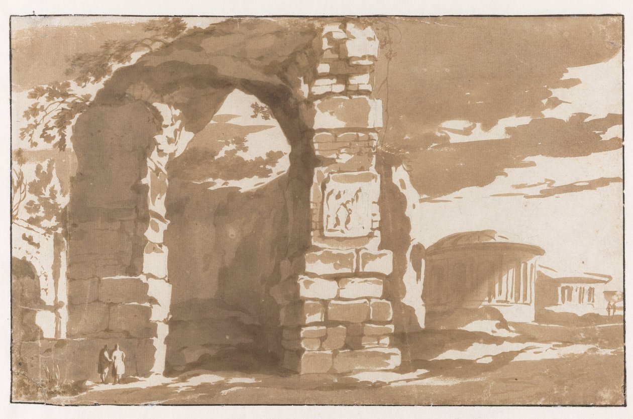 Parte das termas de Diocleciano e S. Bernardo alle Terme de Jan de Bisschop
