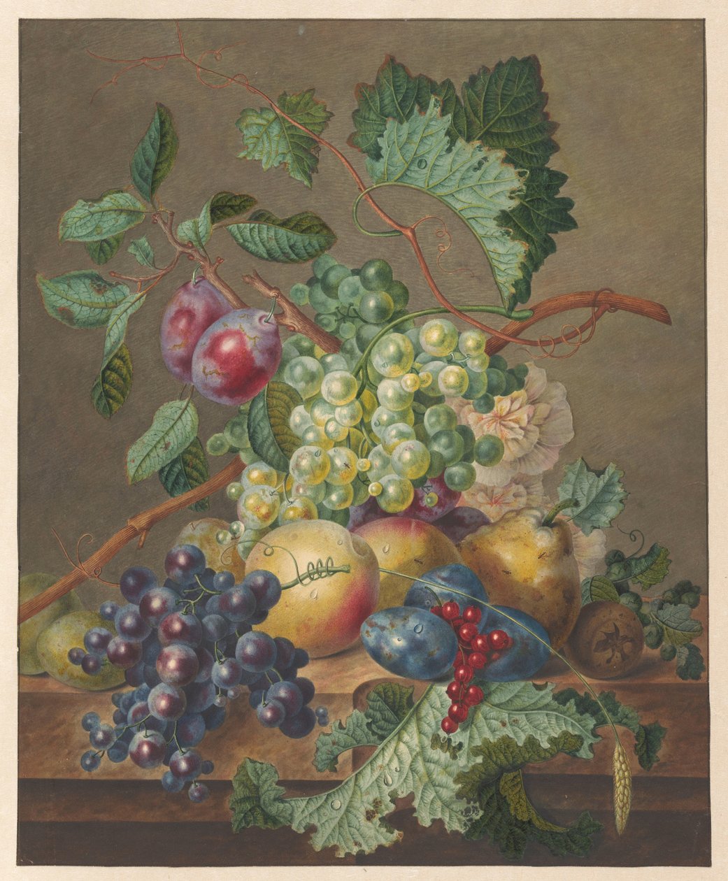 Natureza morta com frutas de Jan de Bruyn