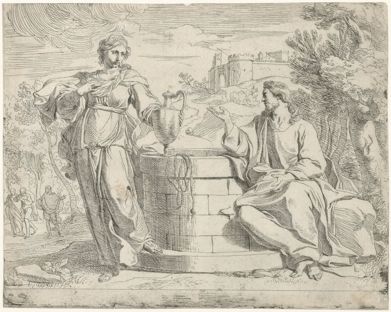 Cristo e a mulher samaritana de Jan de Pape (rejected attribution)