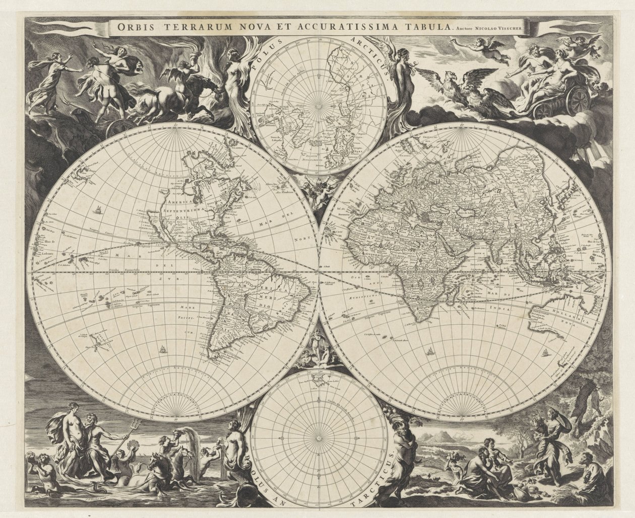 Mapa do Mundo de Jan de Visscher