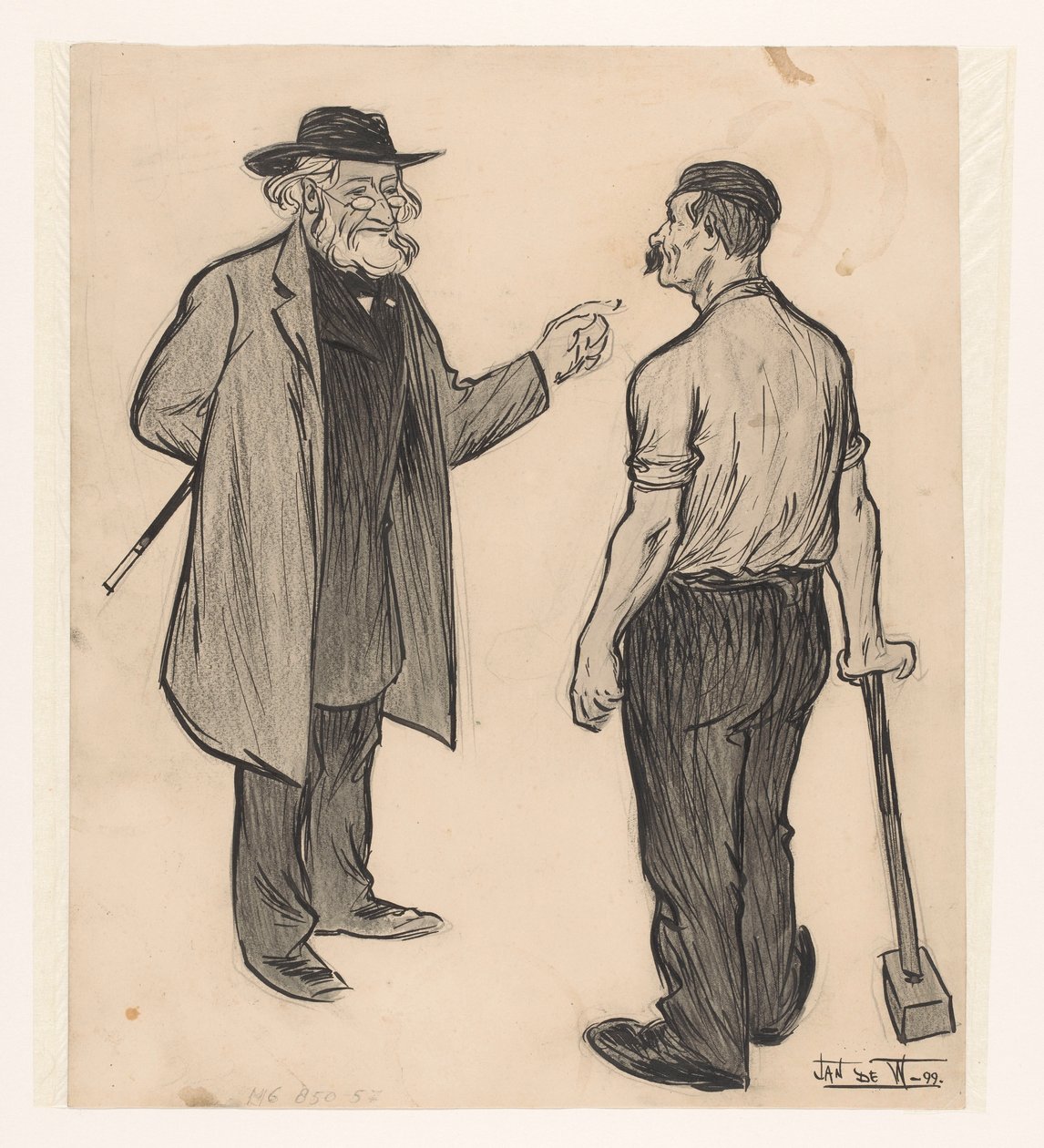 Marxist en Arbeider de Jan de Waardt (signed by artist)