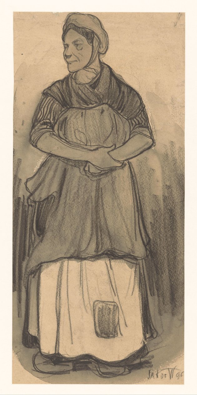 Mulher de Jan de Waardt (signed by artist)