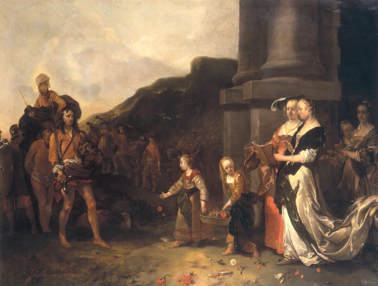 O Triunfo de David de Jan or Joan van Noordt