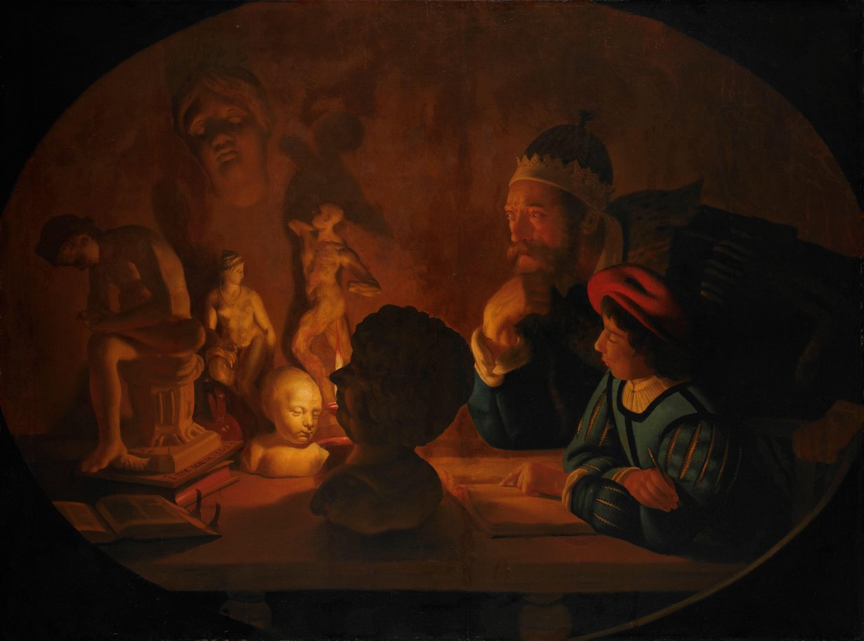 A Lição de Desenho de Jan ter Borch