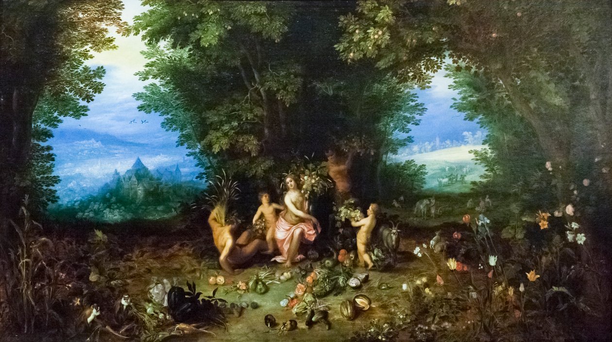 Alegoria da Terra, ca. 1611 de Jan the Elder Brueghel