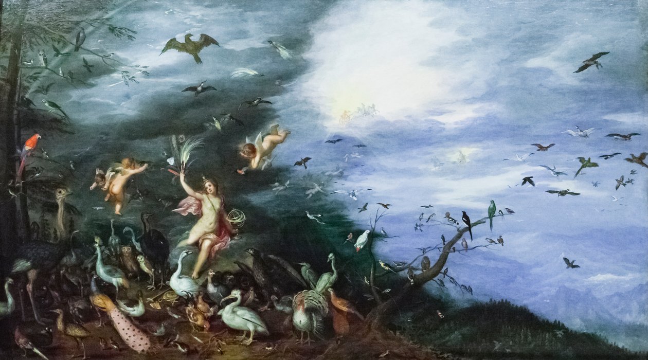 Alegoria do ar de Jan the Elder Brueghel