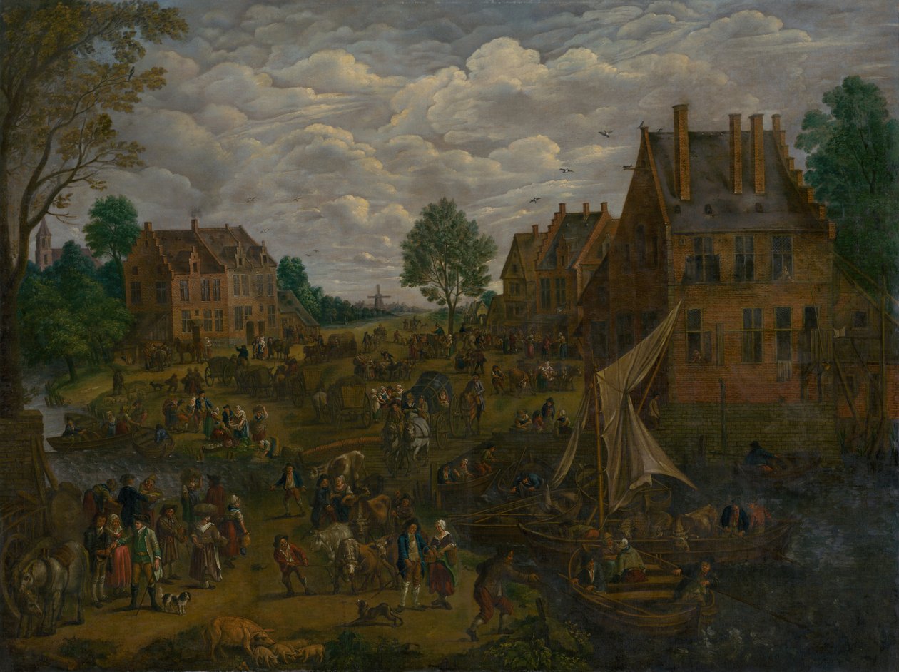 Feira Holandesa, 1750-1800 de Jan the Elder Brueghel