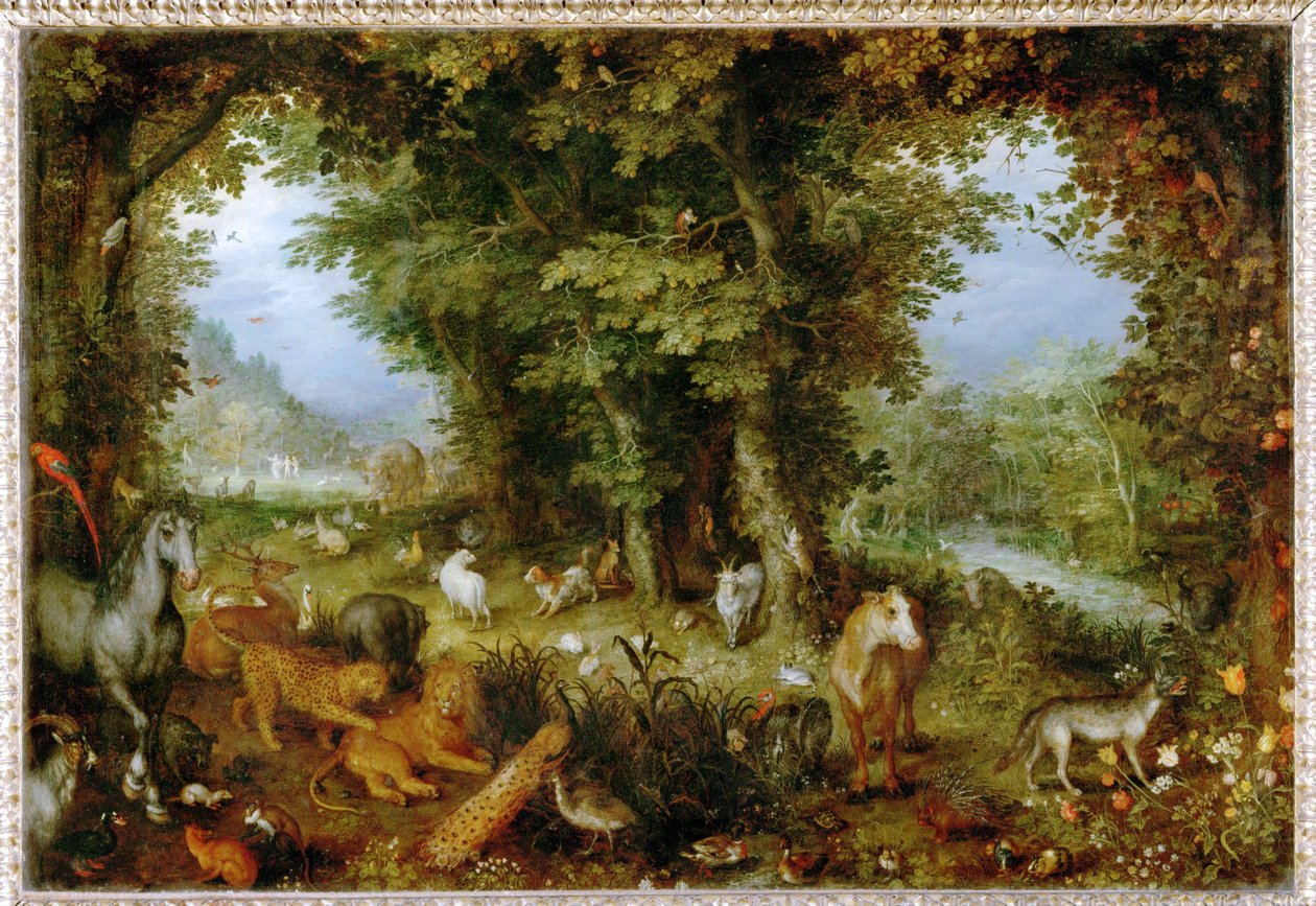 Le Paradis terrestre - O paraíso na Terra ... de Jan the Elder Brueghel