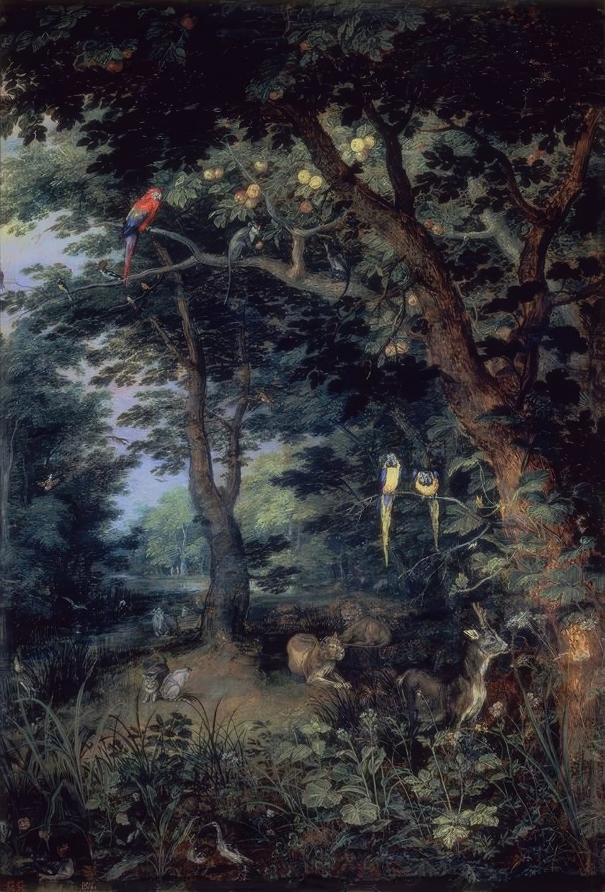 O Paraíso Terrestre &39;, ca de Jan the Elder Brueghel