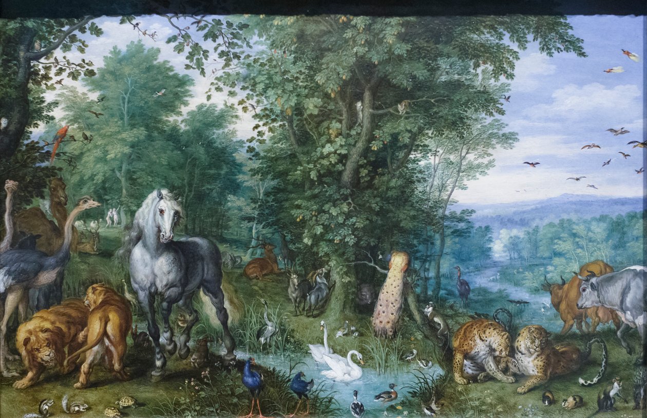 O jardim do Éden de Jan the Elder Brueghel