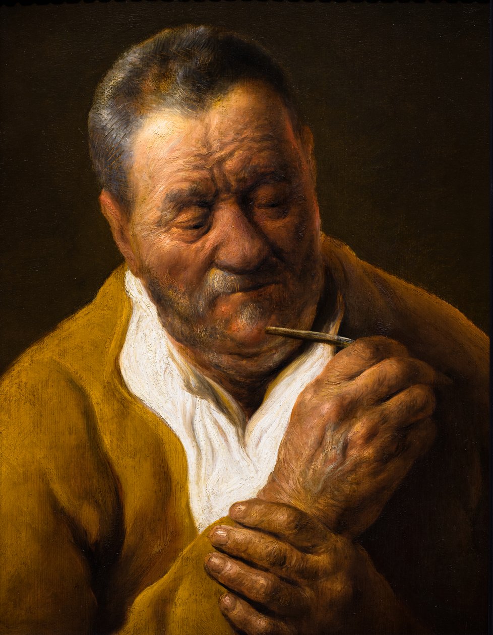 Homem com caneta de Jan the Elder Lievens