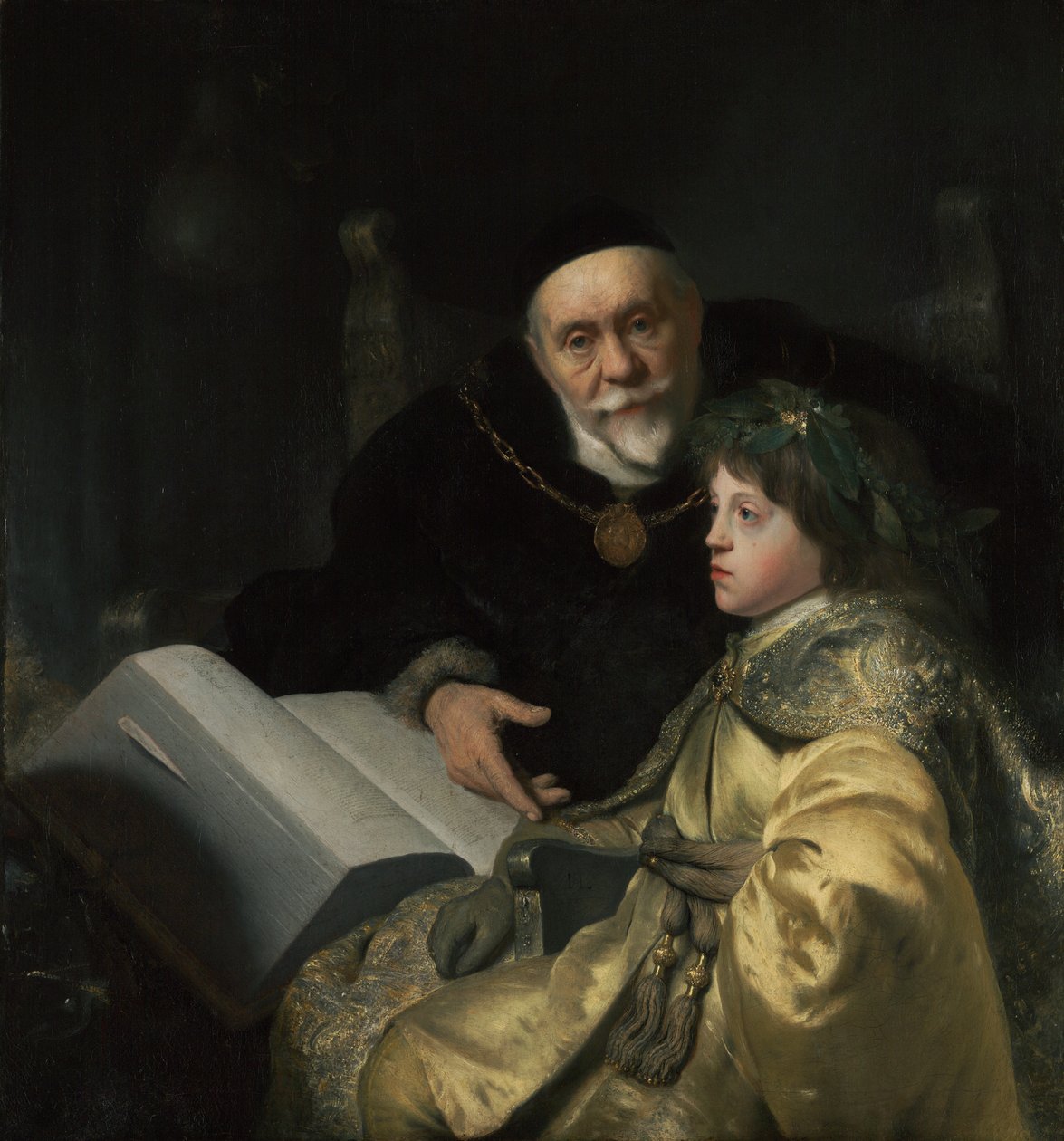Príncipe Charles Louis do Palatinado com seu tutor Wolrad von Plessen de Jan the Elder Lievens