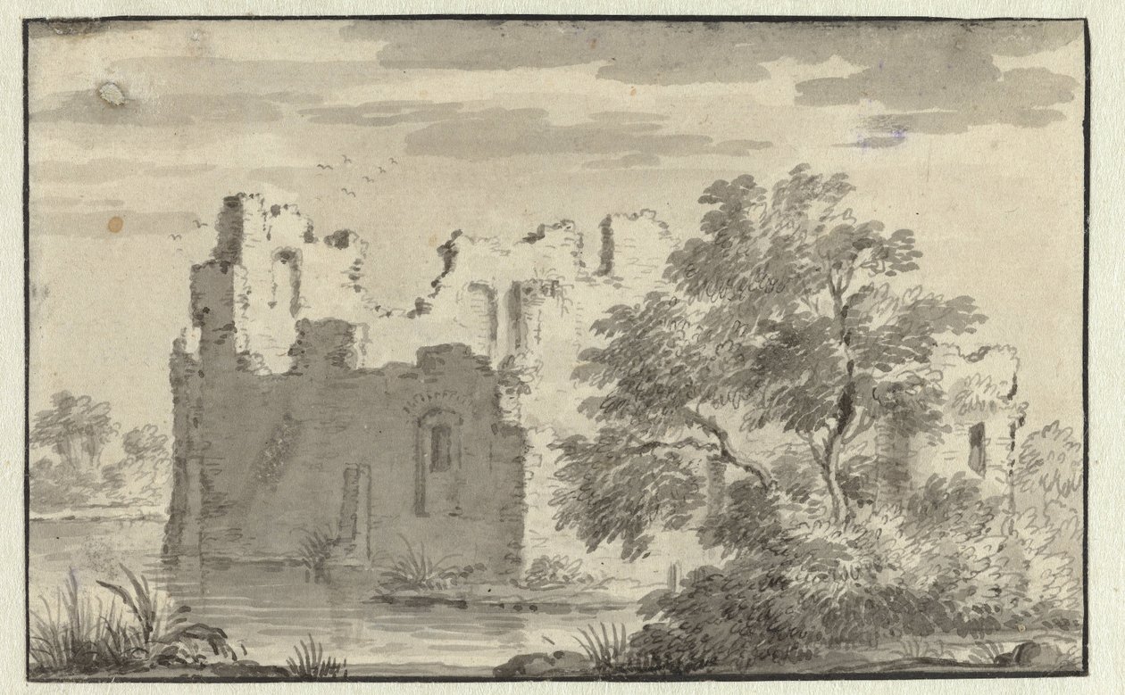 Ruínas de Huis te Foreest ou Oosterwijk de Jan van Aken (attributed to)
