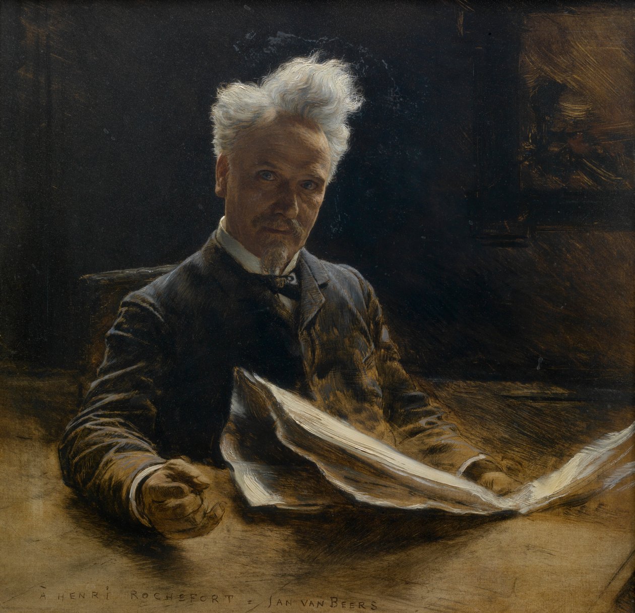 Henri Rochefort (óleo sobre tela) de Jan van Beers