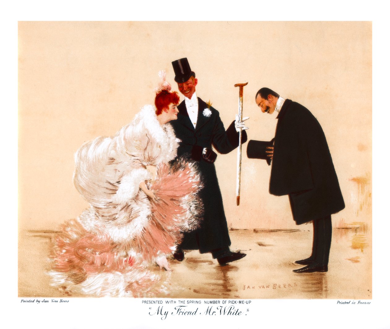 Meu amigo, Sr. White, c1870-1920. de Jan van Beers