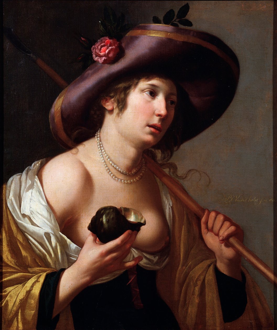 Princesa Granida após a peça Granida de Pieter Corneliszoon Hooft, 1651 de Jan van Bijlert