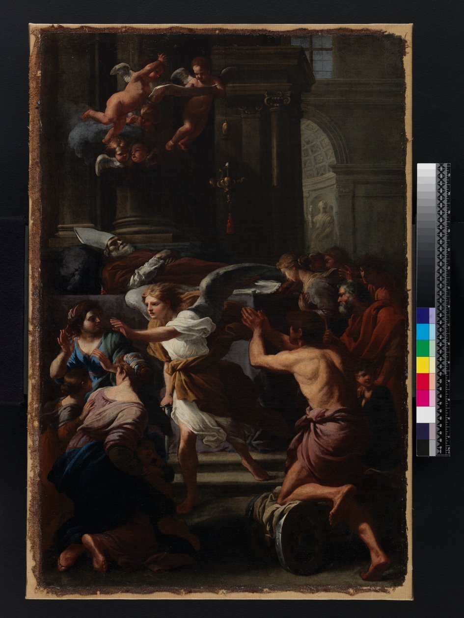 A Veneração de São Lambert, 1648 de Jan van Bike Miel