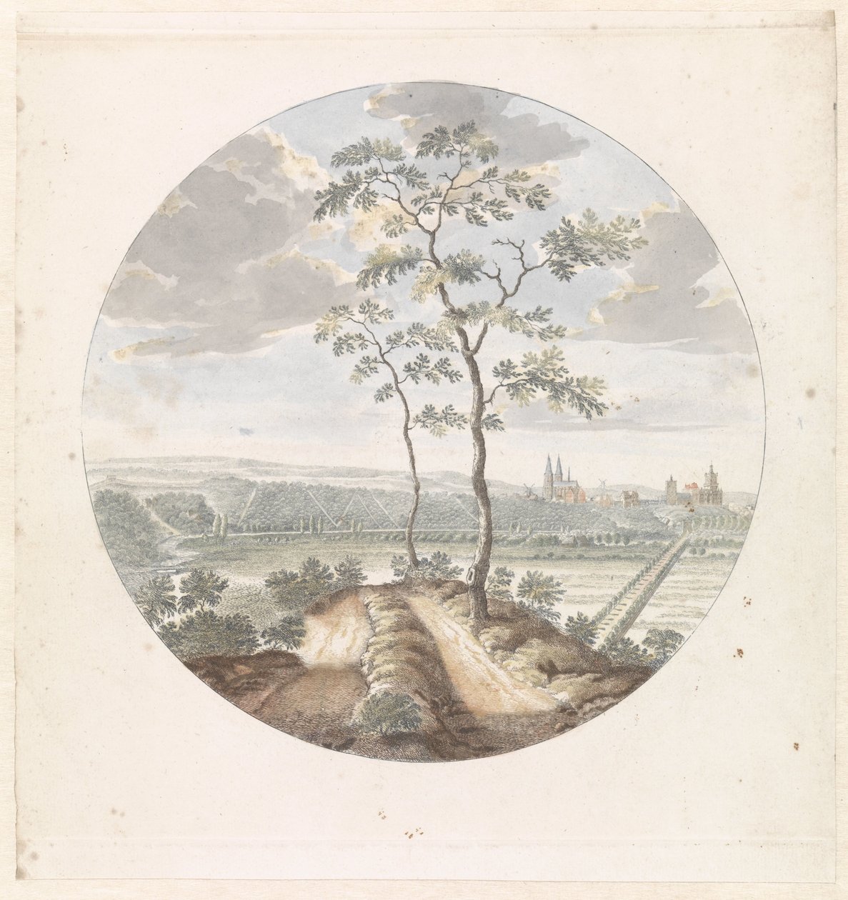 Vista da cidade de Kleve de Jan van Call (I) (attributed to)