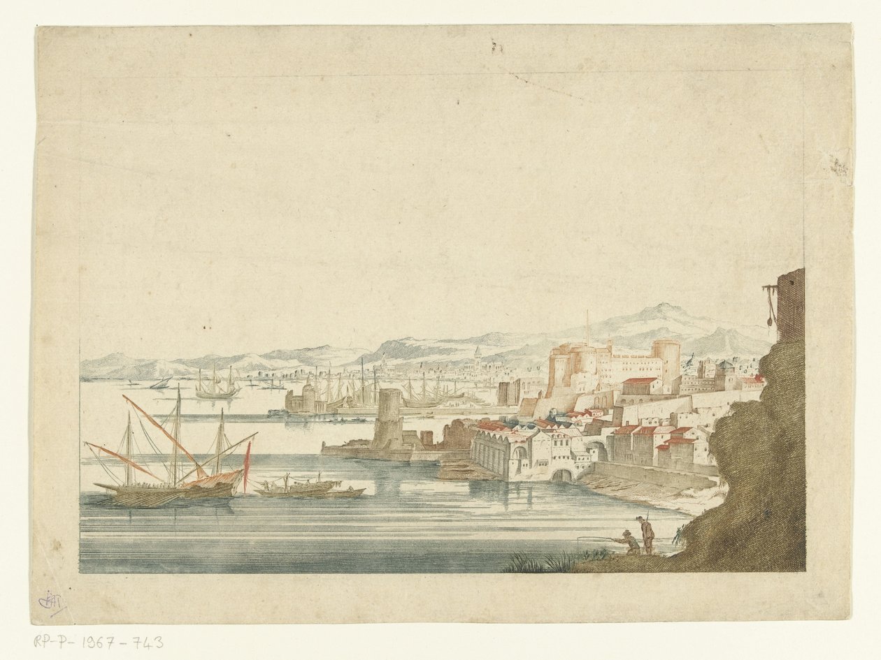 Vista de um porto italiano de Jan van Call (I)