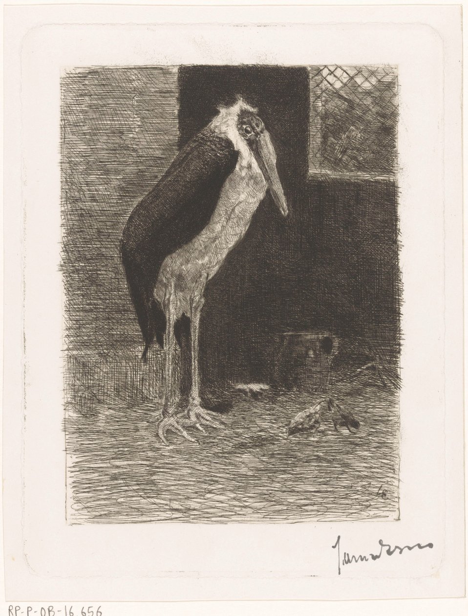 Marabu de Jan van Essen (signed by artist)