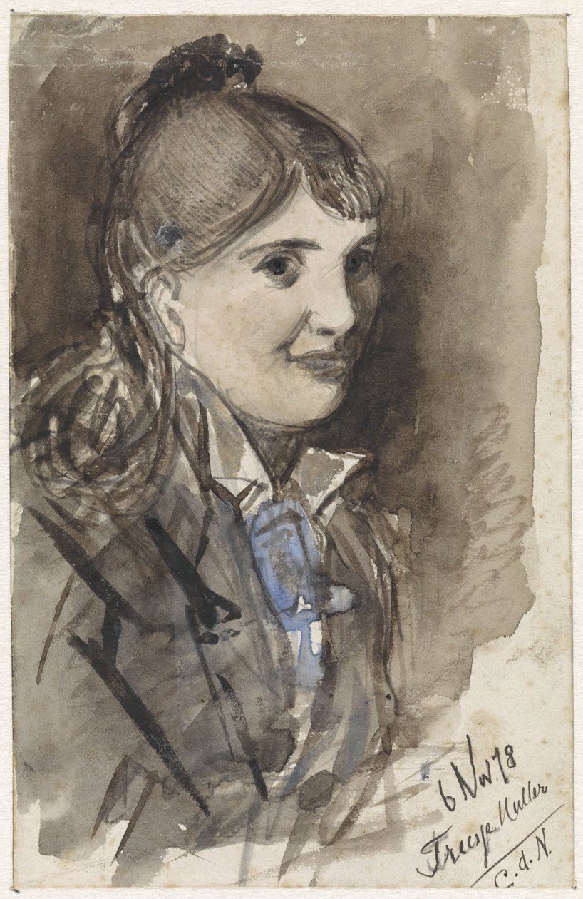 Retrato de Treesje Muller de Jan van Essen
