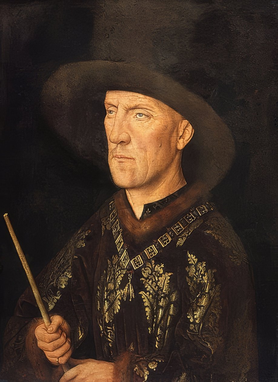 Baudouin de Lannoy. Um 1436-38 de Jan van Eyck