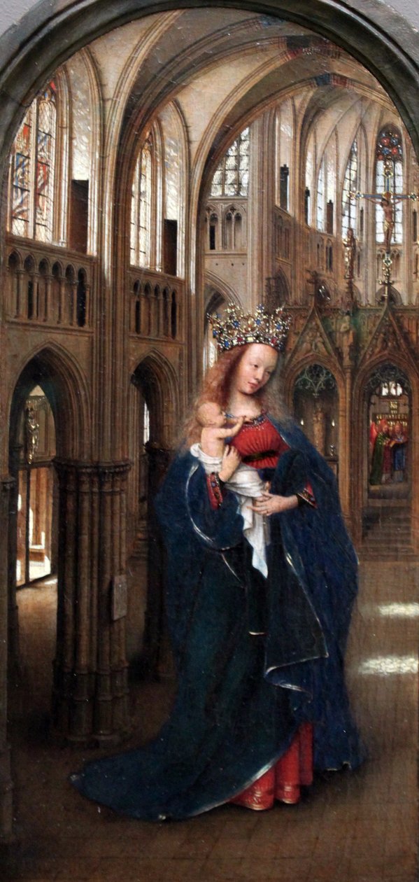 Alemão: Die Madonna in der Kirche A Madona na Igreja de Jan van Eyck