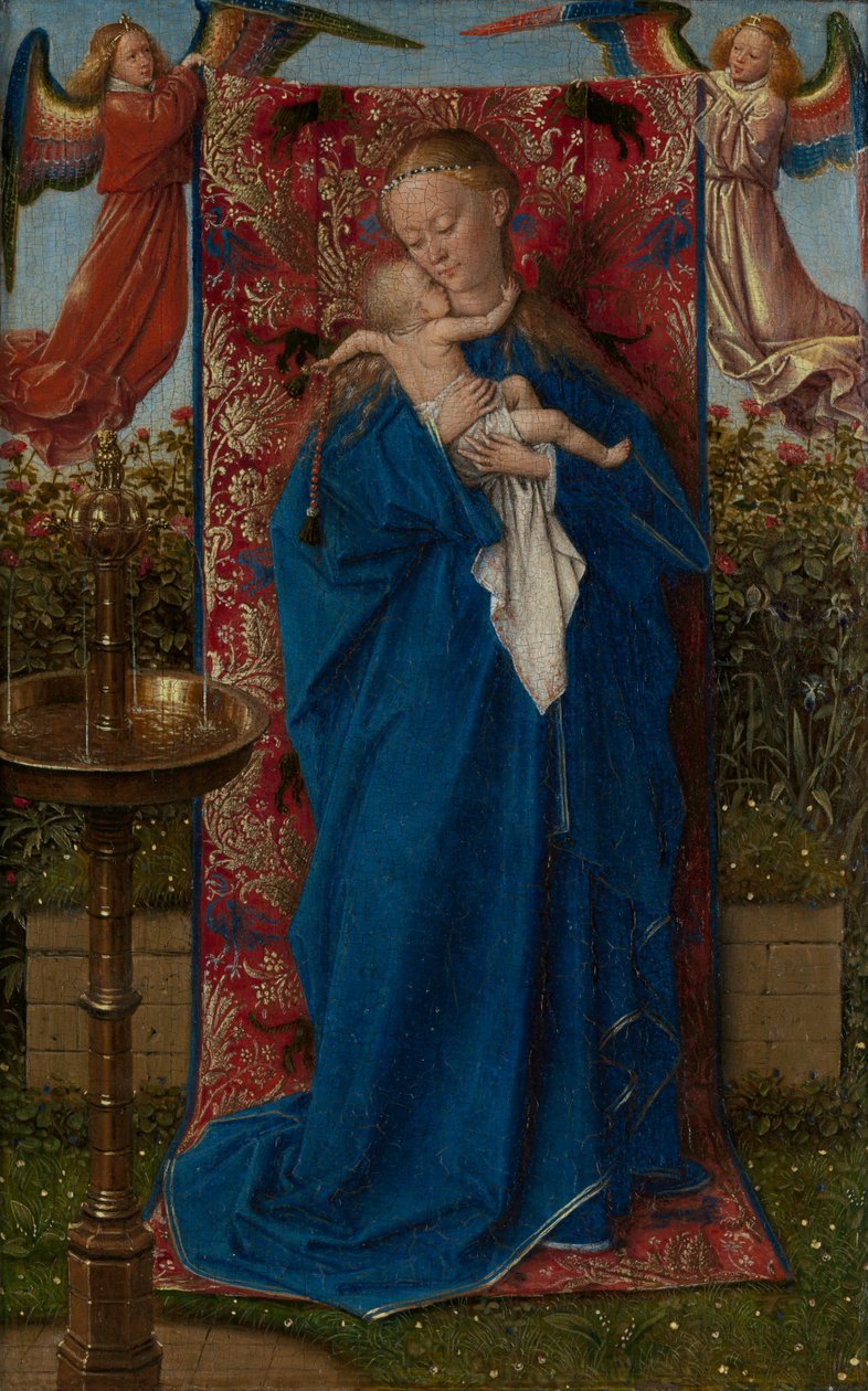Madonna na fonte de Jan van Eyck