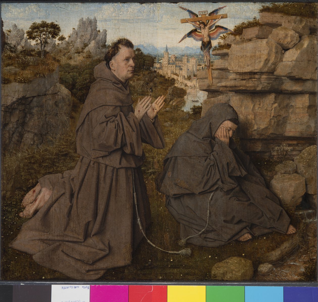 Estigmas de São Francisco, c.1430-35 de Jan van Eyck