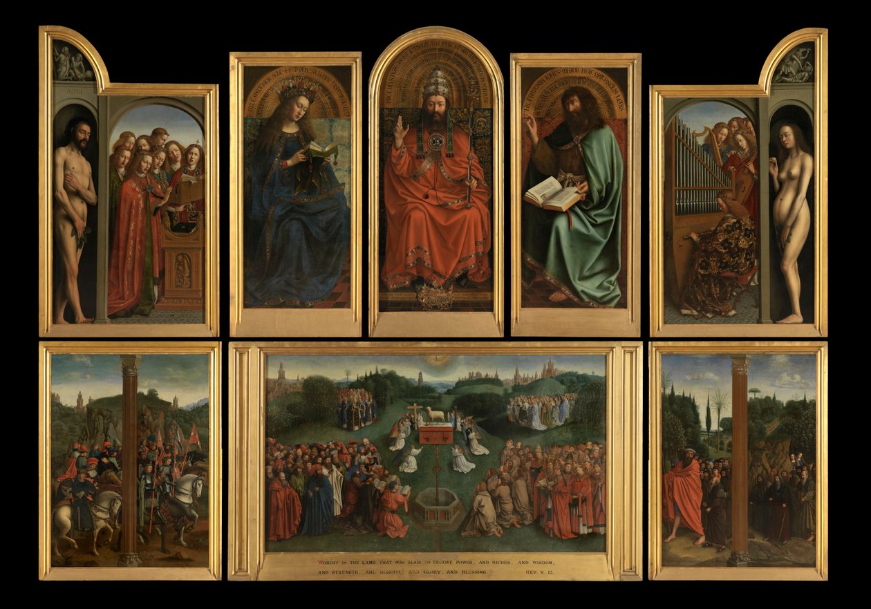 A Adoração do Cordeiro de Jan van Eyck