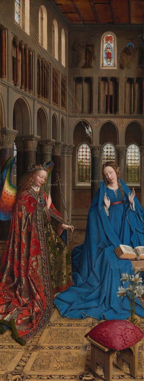 A Anunciação de Jan van Eyck