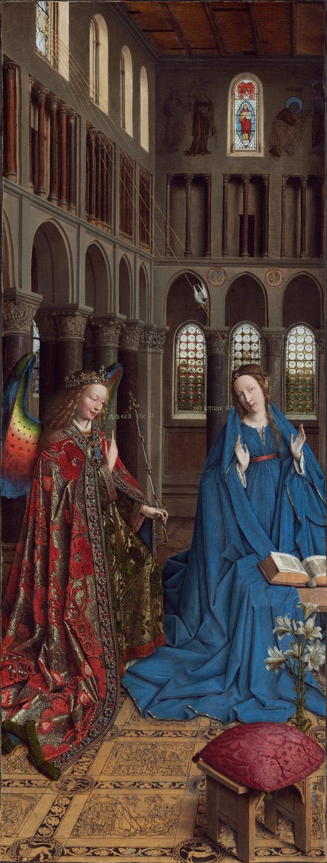 A Anunciação de Jan van Eyck