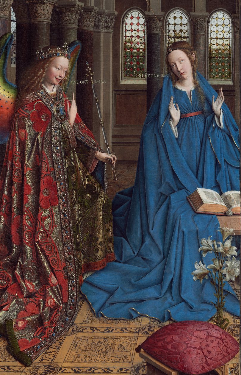 A Anunciação de Jan van Eyck