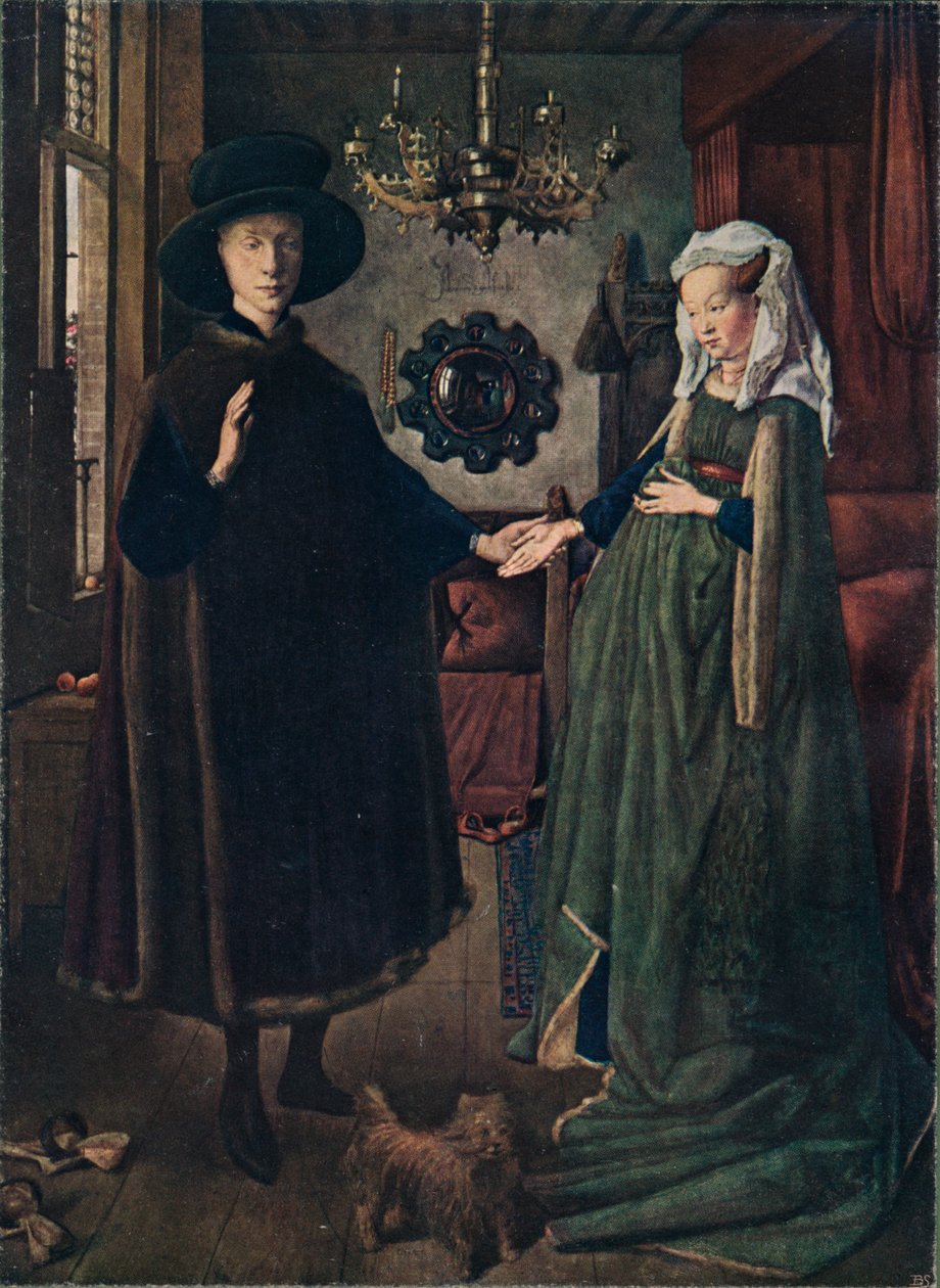Retrato de Arnolfini, 1434, 1904 de Jan van Eyck