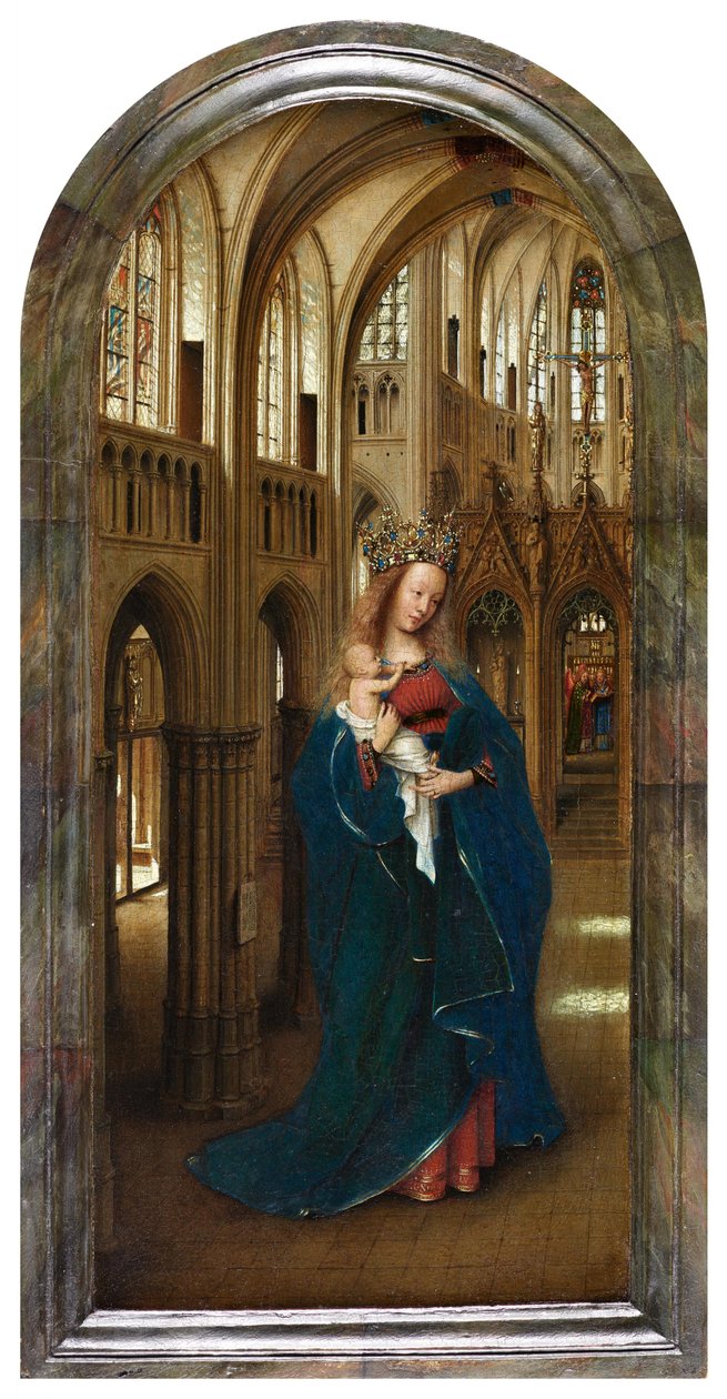 A Madona na igreja de Jan van Eyck